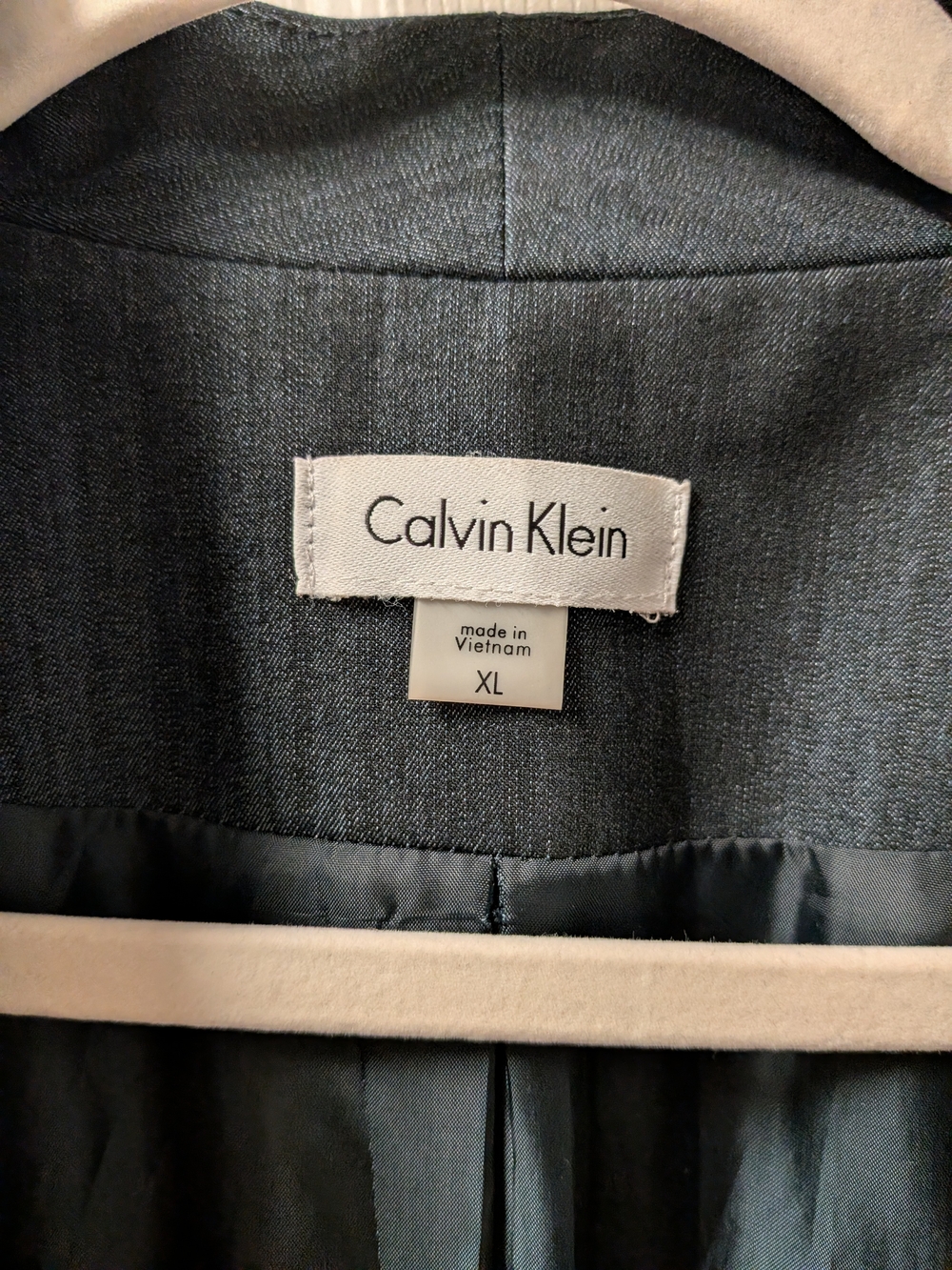 Calvin Klein Women's Denim-style Blue Jacket - XL